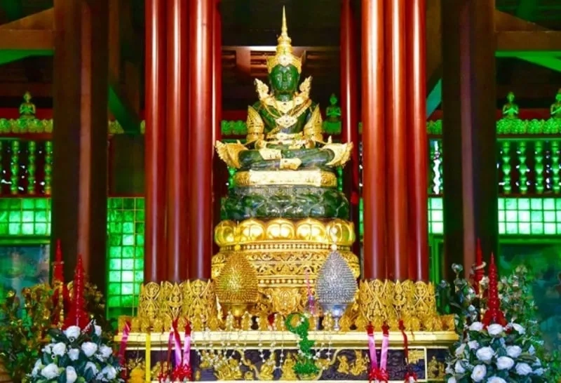 Tượng Phật tại Chùa Phật Ngọc rất linh thiêng
