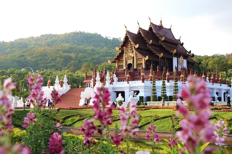 Không gian xanh tại Công viên Hoàng gia Rajapruek