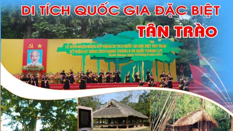  khu di tích Tân Trào là cái tên khiến bất kỳ ai yêu lịch sử cũng phải rùng mình khi nhắc đến. Nằm trong địa phận xã Tân Trào, huyện Sơn Dương, khu di tích rộng hơn 500 ha và được ví như 