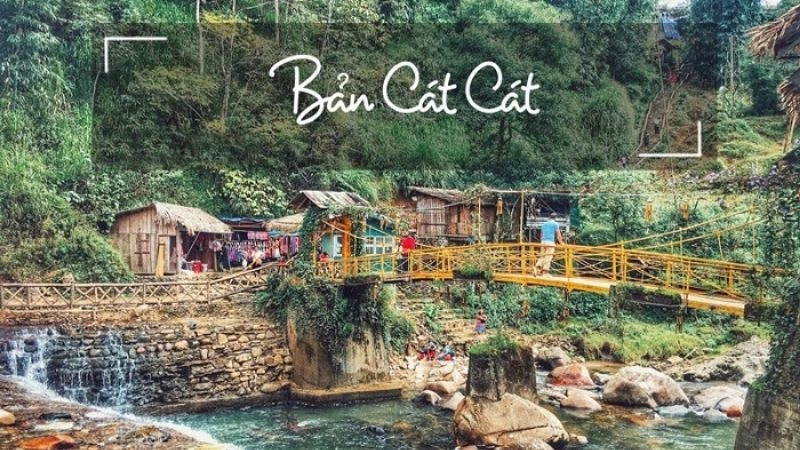 Bản Cát Cát: Nằm cách trung tâm thị trấn Sapa khoảng 2km