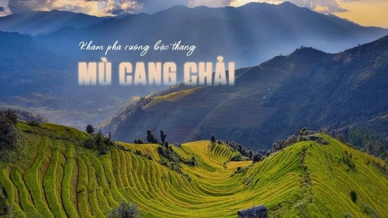 Ruộng bậc thang Mù Cang Chải thuộc tỉnh Yên Bái 