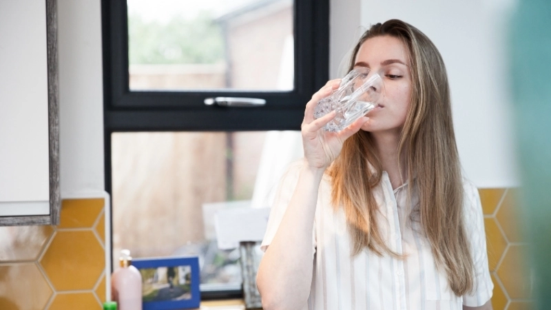 Nước là yếu tố quan trọng nhất để giữ cho da luôn mềm mại