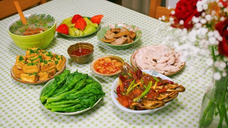 Ưu tiên các món đơn giản, dễ chế biến