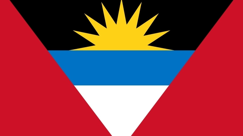Đặc điểm hình dạng của quốc kỳ Antigua và Barbuda hiện tại