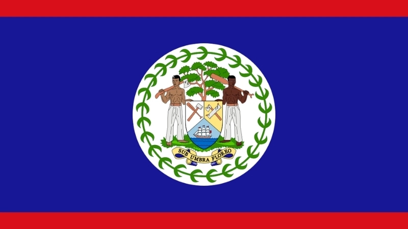 Đặc điểm hình dạng của quốc kỳ Belize hiện tại
