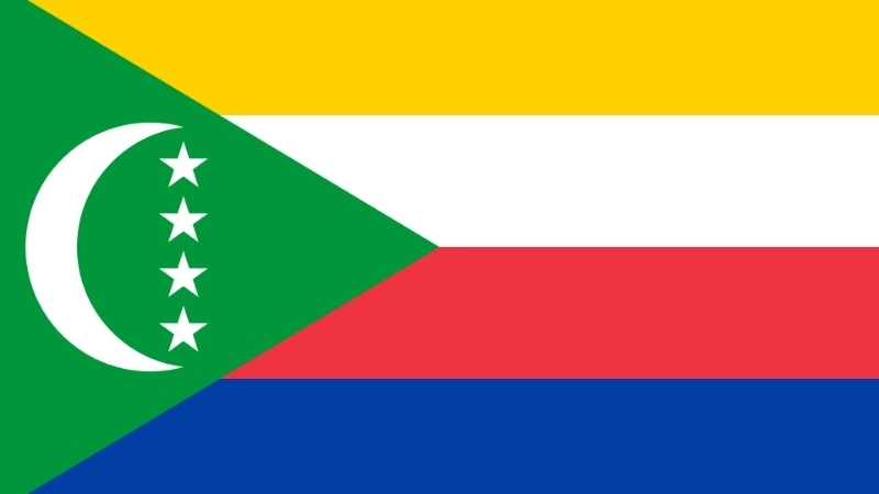 Đặc điểm hình dạng của quốc kỳ Comoros hiện tại