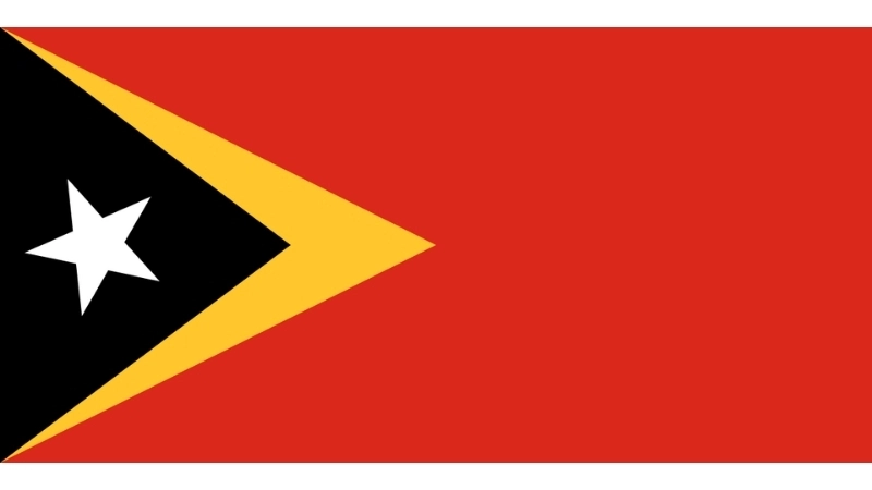 Đặc điểm hình dạng của quốc kỳ Đông Timor hiện tại