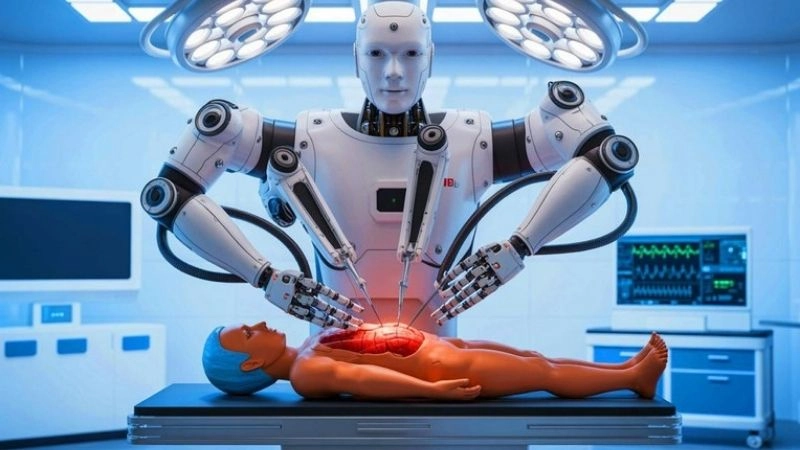  sử dụng trong phẫu thuật robot khác biệt chính nằm ở cách bác sĩ phẫu thuật