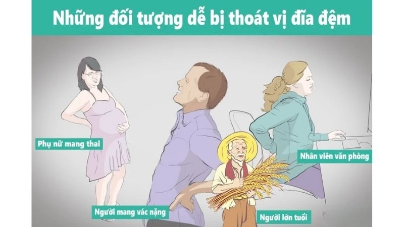 Đối tượng dễ bị thoát vị đĩa đệm
