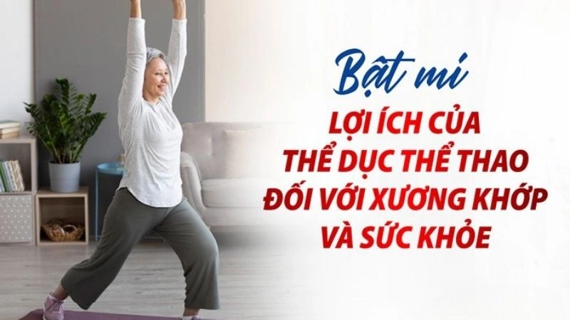 Những lợi ích của việc tập thể dục cho xương khớp