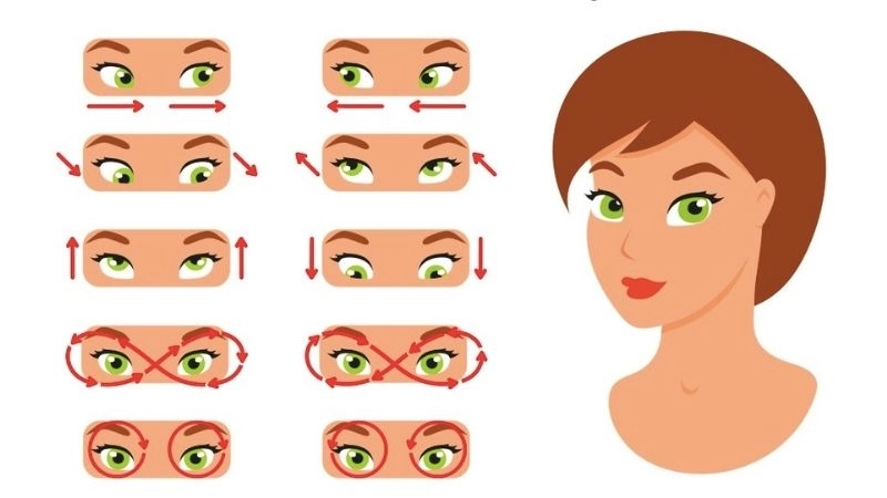 Bài tập cải thiện thị lực đơn giảm nhưng hiệu quả