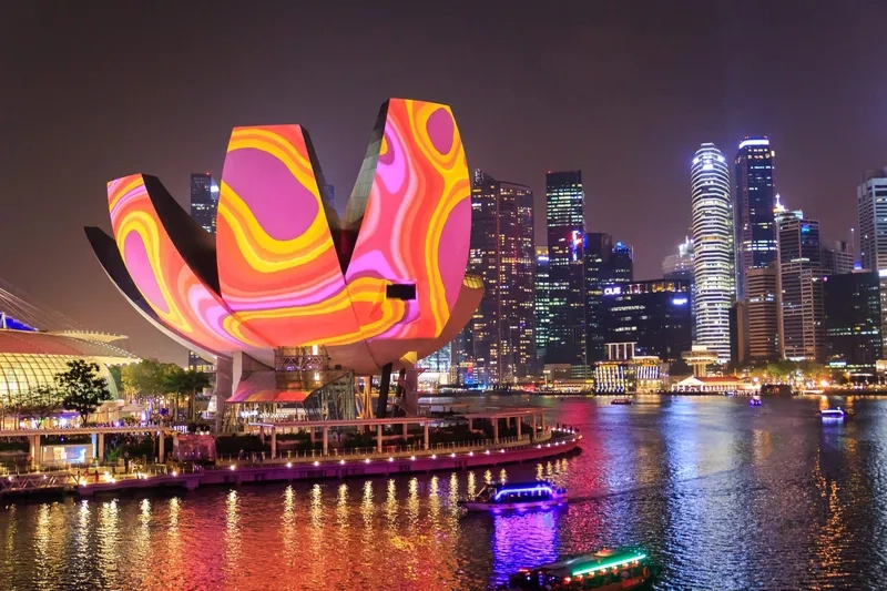 ArtScience Museum là biểu tượng của sáng tạo Singapore