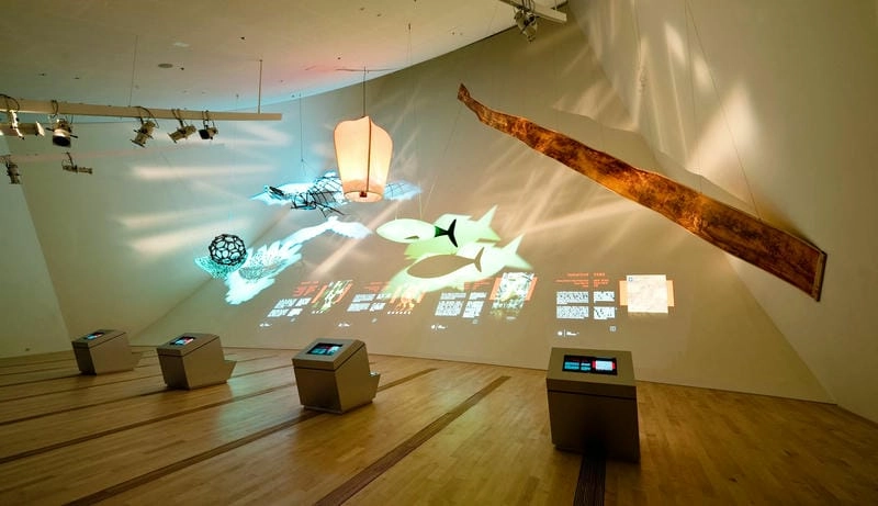 Không gian sáng tạo trong Triển lãm ArtScience Museum hấp dẫn