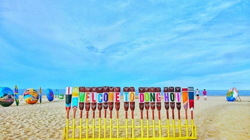 Thiên nhiên Nhật Lệ hòa quyện giữa biển trời