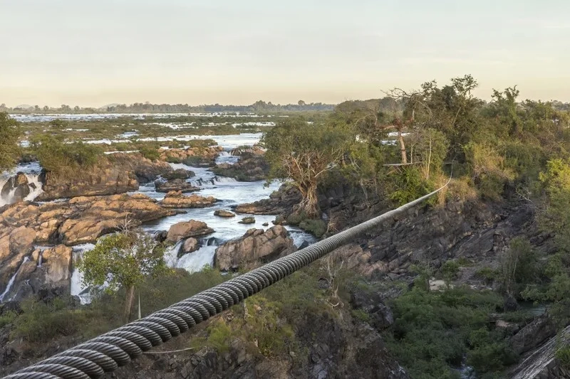 Bản Khone Phapheng thu hút mọi ánh nhìn