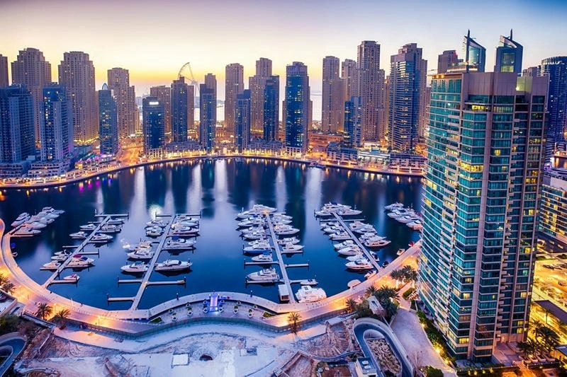 Check-in sang chảnh tại Bến du thuyền Dubai hot nhất