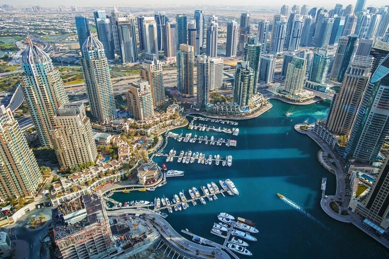 Tham gia Bến du thuyền Dubai với Dubai Marina boat tours