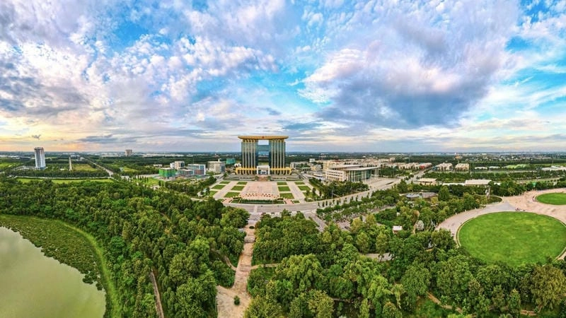 Công viên Bình Dương nhộn nhịp ngày cuối tuần