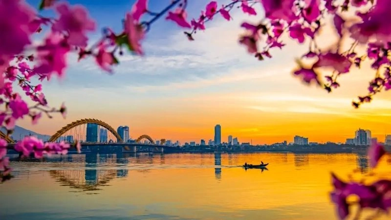 Cầu Rồng Đà Nẵng ảnh nổi bật giữa thành phố trẻ