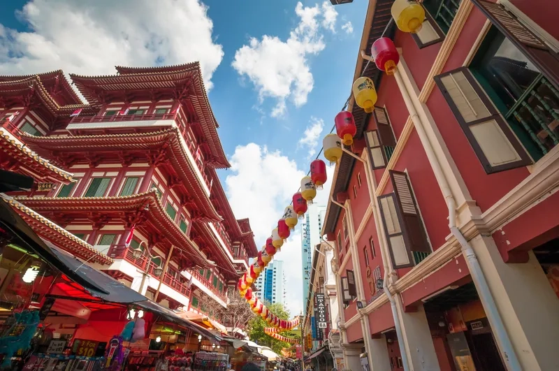 Hình ảnh cuộc sống thường ngày ở Chinatown