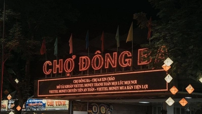 Chợ Đông Ba Huế ảnh lưu giữ nét nhộn nhịp