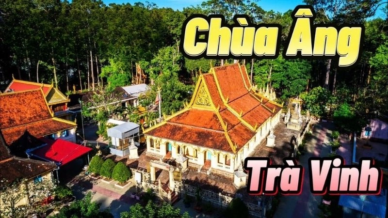 Chùa Âng tọa lạc giữa trung tâm thành phố Trà Vinh