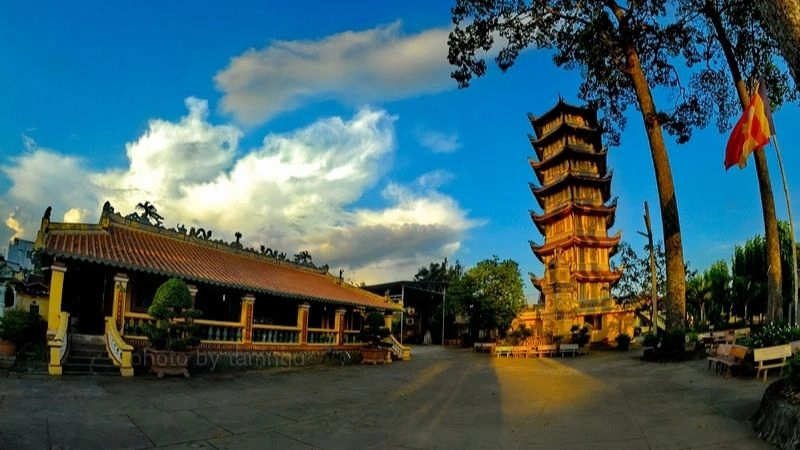 Chùa Hội Khánh Bình Dương ảnh đẹp thanh tịnh