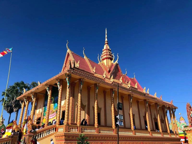 Chùa Khmer Bạc Liêu với kiến trúc độc đáo