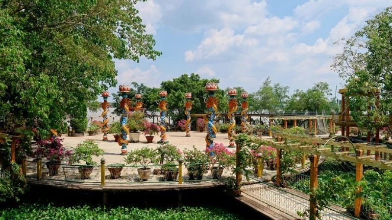 Thiên nhiên Cồn Phụng trù phú và yên bình