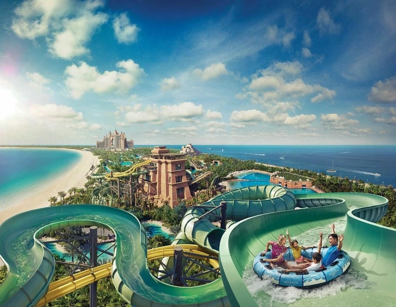 Các trò chơi ở Wild Wadi thử thách mọi độ tuổi