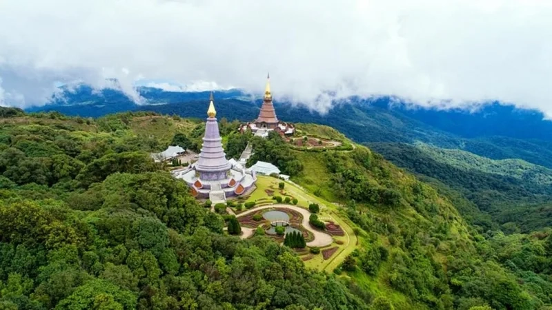 Công viên quốc gia Doi Inthanon có khí hậu mát mẻ quanh năm