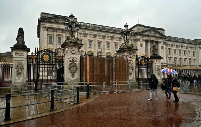 Cung dien Buckingham Palace đẹp tựa kiến trúc hoàng gia