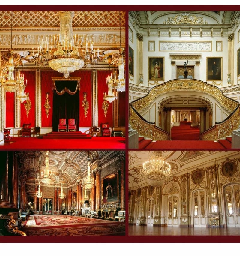 Bên trong cung điện Buckingham tráng lệ và hoành tráng