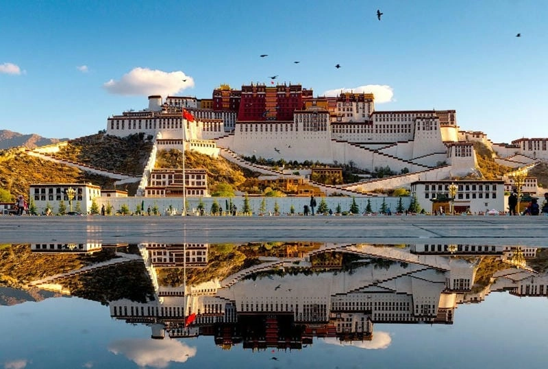 Hình ảnh Cung điện Potala lưu giữ những khoảnh khắc tuyệt vời