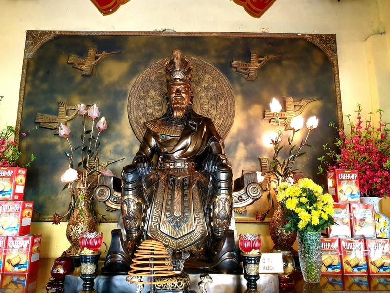 Không gian linh thiêng tại Đền thờ Hùng Vương