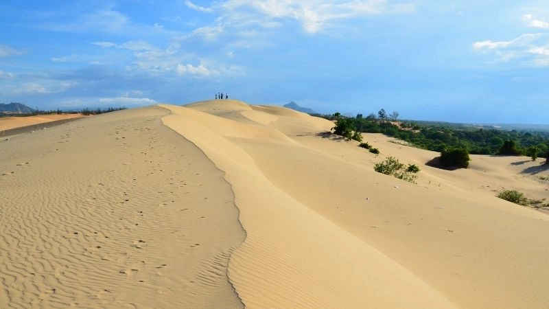 Cảnh quan Đồi cát Nam Cương mênh mông hùng vĩ