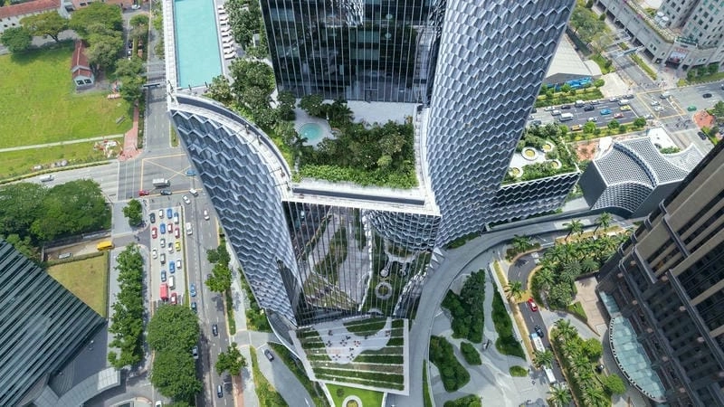 Thiết kế DUO Towers độc đáo kết hợp hài hòa yếu tố xanh và hiện đại