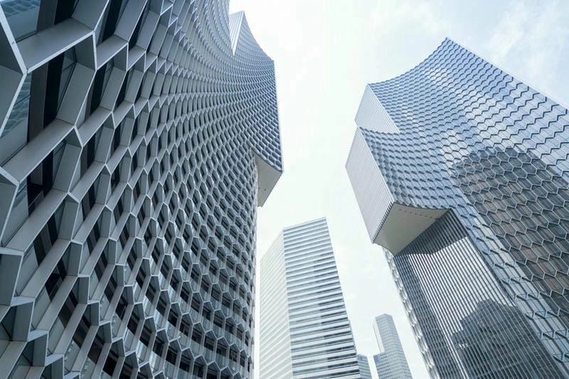Tòa nhà DUO Towers biểu tượng kiến trúc mới của Singapore