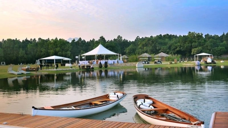 Hồ Đại Lải mang đến cảm giác thư thái nhẹ nhàng