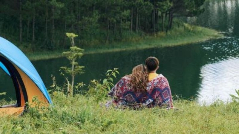 Hồ Đại Lải gợi mở không gian tĩnh lặng sâu lắng