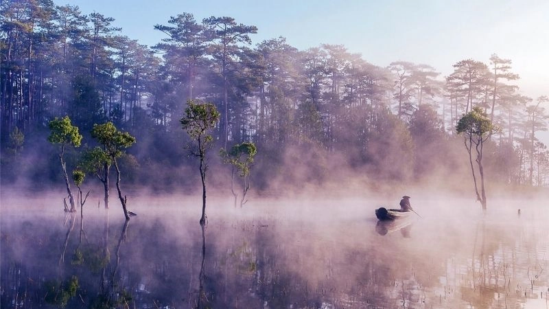 Cảnh đẹp Hồ Tuyền Lâm làm say lòng du khách