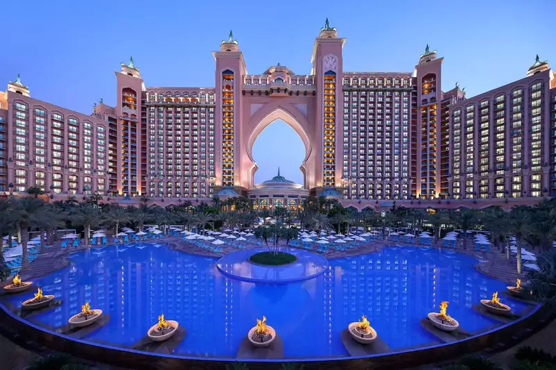 Chiêm ngưỡng kiến trúc lộng lẫy Ảnh Palm Jumeirah Atlantis