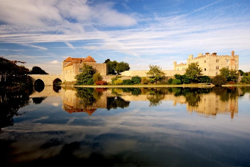 Ngắm Hình Lâu đài Leeds nhìn từ trên cao tuyệt đẹp