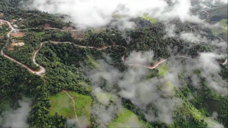 Điện Biên lạnh giá như một bức tranh mùa đông thật sống động