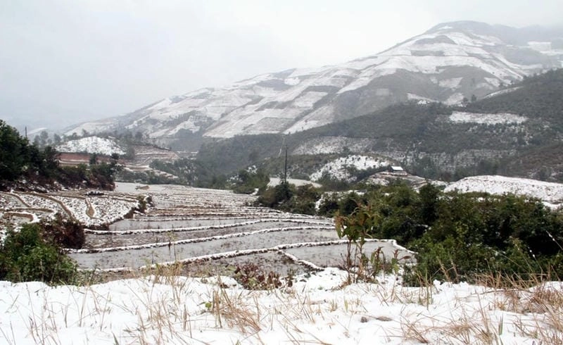 Đắm chìm cùng ảnh lạnh giá Yên Bái huyền ảo