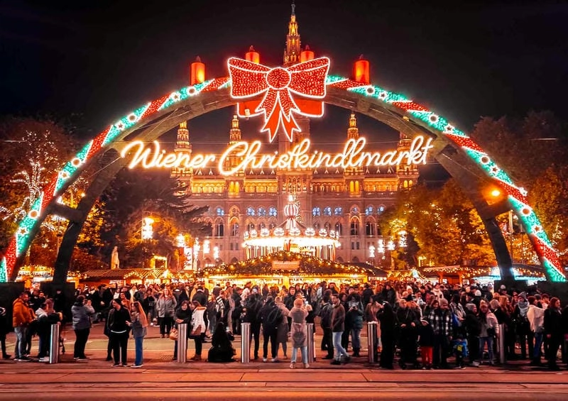 Vẻ đẹp lung linh của Giáng sinh ở Vienna