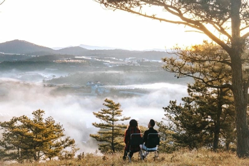 Run rẩy làn gió Đà Lạt lạnh giá