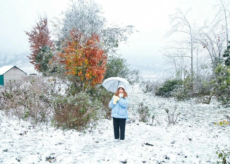 Lào Cai lạnh giá khiến cảnh sắc thêm phần ma mị