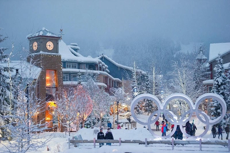 Vẻ đẹp hùng vĩ của tuyết rơi Whistler