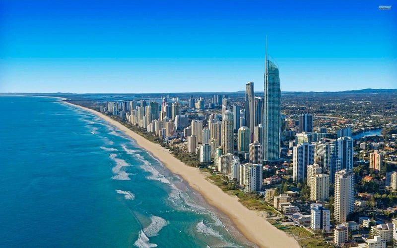 Ảnh bãi biển Gold Coast tuyệt đẹp